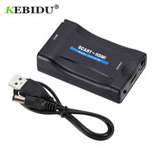 New SCART 1080P Video Audio Upscale Converter Adapter for HD TV DVD for Sky Box STB Plug and Play with DC Cable 2024 - buy cheap