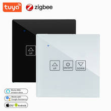 EU/UK Plug Tuya ZigBee3.0 WIFI Smart Wall Touch Switch Dimmer Fan Curtain Switch Work With Alexa Google Home Smart Home Switch 2024 - buy cheap