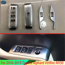 Для 2016-2019 Toyota Alphard Vellfire AH30 Крышка для автомобильной двери окна подлокотника панель переключателя отделка формования украшение левый руль 2024 - купить недорого