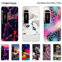 Capa para meizu pro 7 plus capa macia de silicone capa traseira para meizu pro 7 capa escudo fundas coque para meizu pro7 plus bolsas 2024 - compre barato