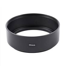 58mm Mount Standard Metal Lens Hood for Canon Nikon Pentax Sony Olympus 2024 - buy cheap