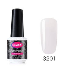 CLAVUZ Crystal Color Jelly Gel Nail Polish Varnish UV LED Soak Off Manicure Salon Nail Art Lacquer Primer Base Top Coat 8ML 3201 2024 - buy cheap