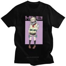 Kawaii Tshirt Men Boku No Hero Academia Short Sleeve Cotton T Shirt Round Collar Summer Himiko Toga T-shirt Anime Manga Tee Gift 2024 - buy cheap