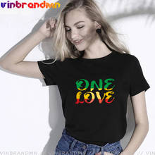 Fashion Classic RASTA ONE LOVE CITY T shirt Rastafari Lion King T-shirt Jamaica Flag The Best of Red Yellow & Green Design Tops 2024 - buy cheap