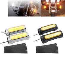 Barra de parachoques de motocicleta, luz LED de conducción conmutada/luces de señal de giro para Harley Touring Electra Glide modelos delanteros y traseros 2024 - compra barato