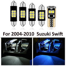 Kit de 8 bombillas LED para Interior de coche, lámpara de matrícula de carga para maletero, Super blanco, para Suzuki Swift + domo, 2004-2007, 2008, 2009, 2010 2024 - compra barato