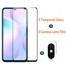 2PCS Glass for Xiaomi Redmi 9 Tempered Glass for Xiaomi Redmi 9A 9C Note 9S 9 Pro 8 7 8T 8A 7A Screen Protector Camara Lens Film 2024 - buy cheap