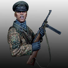 1/12 Untersturmfiihrer - Spring 1945, Resin Model Bust GK, World War II military theme, Unassembled and unpainted kit 2024 - buy cheap