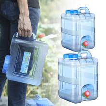 Plastic Pure Water Bucket Home Water Storage Container with Lid Car Self-driving Tour with Faucet Mineral Outdoor Water Barrel 2024 - buy cheap