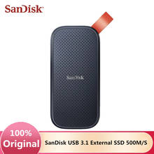 Sandisk-disco duro externo E30 para ordenador portátil y de escritorio, unidad de estado sólido SSD de 2TB, 1TB, 480GB, USB 3,1, tipo C, 500 M/S 2024 - compra barato