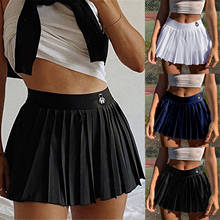 Gothic Casual Astronaut Embroidery High Waist Woman‘s Skirts y2k Summer Fashion Pleated Skirt Short 2021 Girls Mini Skirt юбка 2024 - buy cheap