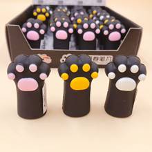 24 pcs/lot Creative Cat Paw Pencil Sharpener Cute Mini hand mechanical Cutter Knife stationery gift school supplies 2024 - buy cheap