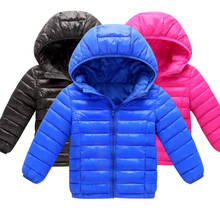 3-12Yrs Boys Girls Cotton Winter Fashion Sport Jacket Outerwear Children Cotton-padded Down Coat Boys Girls Autumn Warm Coat 2024 - buy cheap