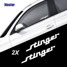 Stinger 2pcs Decalque Autocolante corpo etiqueta do carro para kia 2024 - compre barato