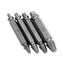 4Pcs Screw Extractor Drill Bits Guide Set Broken Damaged Bolt Remover Double Ended Damaged Screw Extractor 1# 2# 3# 4# 2024 - купить недорого