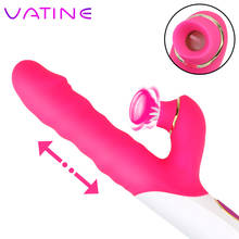 VATINE Licking Sucking Sex Toys for Women Sex Shop Toys Clitoris Stimulator Telescopic Dildo Vibrator G Spot Rabbit Vibrator 2024 - buy cheap