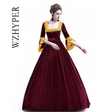 Cosplay Medieval Palace Princess Dress Adults Halloween Costumes for Women 2020 Lace Long Sexy Plus Size Parth Helloween Costume 2024 - buy cheap