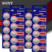 30 шт./лот Sony 100% оригинальный CR1620 кнопочный Аккумулятор для часов автомобильный пульт дистанционного управления cr 1620 ECR1620 GPCR1620 3v литиевая батарея 2024 - купить недорого