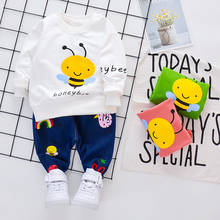 Baby Boys Spring Autumn Clothing Set Infant Girls Outfits Cartoon Tops+pants 2pcs For Bebes Sports Suit Kids Tracksuit 2024 - buy cheap