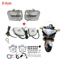 Motorcycle Front Turn Signal Blinker LED Turn Signal Driving Fog Light For Honda Goldwing GL1800 2012-2017 F6B 2013-2017 2024 - buy cheap