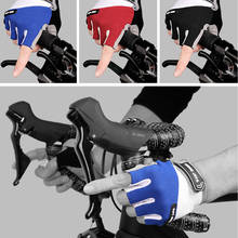 New Breathable Men Women Half Finger Cycling Gloves Anti Slip Anti Sweat Anti Shock Sports Gloves MTB Bike Bicycle Glove 2024 - buy cheap