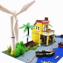 City Creator House Building Blocks with Baseplates Villa Windmill Model DIY Self-Locking Bricks Parts Accessories Kids Toys Gift 2024 - buy cheap