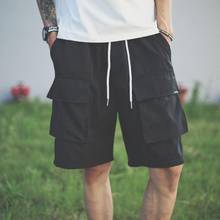 Tide brand tooling men's shorts summer shorts trendy loose shorts student casual plus size five-point pants 2024 - buy cheap