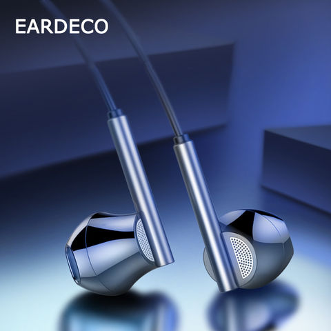 EARDECO 8 Cores Wired Headphones Earphones Bass In-ear Headphone with Mic Earphone Earbuds Mobile Phone Headset Dynamic Stereo 2022 - buy cheap