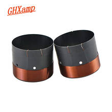 GHXAMP-SubWoofer de Bobina de voz de graves de 63,5 MM, sonido de aluminio, 8Ohm, orificio de salida de aire para altavoces de 12 "y 15", 1 par 2024 - compra barato