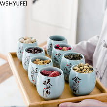 Jarra de cerámica china para té, recipiente para guardar dulces, café 2024 - compra barato
