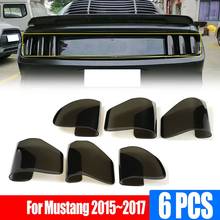 6Pcs Car Rear Tail Light Lamp Cover Protector Sticker Smoked Auto Tail Light Hood for Ford Mustang 2015-2017 2024 - buy cheap