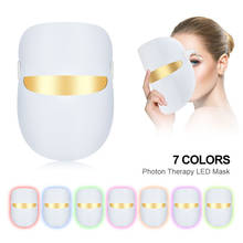 7 Colors Light Therapy Facial Mask Skin Rejuvenation Electroporation Led Photon Reduce Wrinkle Dropshipping Beauty Skincare Tool 2024 - buy cheap