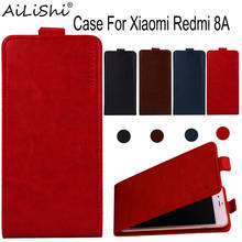 AiLiShi чехол для Xiaomi Redmi 8A роскошный флип высококачественная искусственная кожа Чехол эксклюзивный 100% защитный чехол для телефона кожа + отслеживание 2024 - купить недорого
