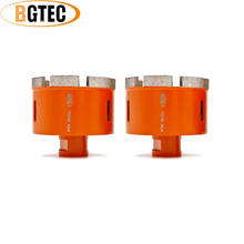 BGTEC 2pcs Diameter 75mm Diamond Welded Drilling Core Bits (Wet) M14 thread for drilling granite and marbel hole saw 2024 - buy cheap