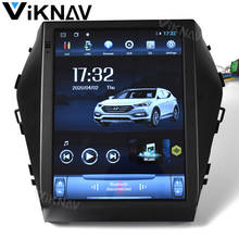 car auto radio For Hyundai IX45 Santa fe 2013-2017 car GPS navigation multimedia player Android 10 vertical screen 2024 - buy cheap