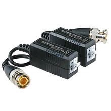 BNC для UTP Cat5/5e/6 видео балун HD адаптер трансивера передатчик Поддержка 1080P 4MP 5MP AHD TVI CVI Камера 200 м 2024 - купить недорого