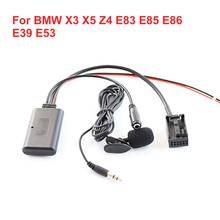 For BMW X3 X5 Z4 E83 E85 E86 E39 E53 Bluetooth Car Aux Auxiliary Line Adapter 2024 - buy cheap
