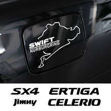 Наклейки для Suzuki Swift Alto Baleno Celerio Ciaz Equator Ertiga Jimny Samurai S-Cross SX4 Кожанный чехол для ключей от Suzuki Grand Vitara Ignis 2024 - купить недорого