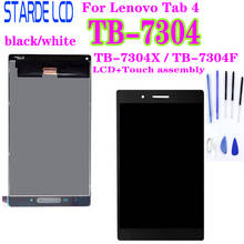 Для Lenovo IdeaTab 4 ТБ-7304X TB-7304F TB-7304 TB 7304X ЖК-дисплей 7304F сенсорный экран дигитайзер в сборе детали матрицы планшета 2024 - купить недорого