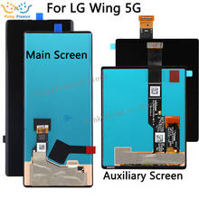 Pantalla LCD táctil para LG Wing 5G, montaje de digitalizador, LMF100N, piezas de repuesto, 6,8" 2024 - compra barato