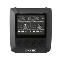 Skyrc b6 nano duo 2x100w 15a ac bluetooth carregador de bateria inteligente descarregador suporte skycharger app 2024 - compre barato