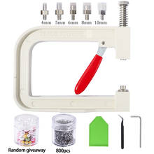 Manual Perforated Pearl Setting Machine - Hand Press Knitting Tools Rivet Pearl Handmade for Hat/Shoes Setting Machine DIY Decor 2024 - buy cheap