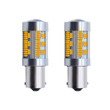 2PCS P21w Led Canbus Ba15s Led P21w Bulb Led Replacement 7440 4014 105SMD LED Lamp Brake Light Auto Reverse Bulb BA15S (1156) 2024 - buy cheap