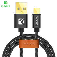 FLOVEME-Cable Micro USB tipo C trenzado para móvil, Cable de carga para iPhone 11, 8, 7, 2.1A, Redmi Note 8 Pro 2024 - compra barato