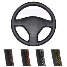 DIY Customized Car Steering Wheel Cover For Volkswagen VW Jetta 5 2006-2010 for Old Jetta Auto Artificial Leather Steering Wrap 2024 - buy cheap