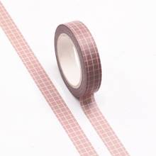 Fita adesiva japonesa de cobertura de papel, fita de papelaria decorativa japonesa rosa claro para álbum de recortes diy fita adesiva de papelaria kawaii 2024 - compre barato