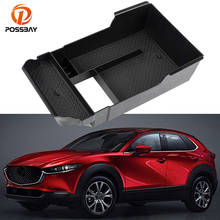 POSSBAY Car Organizer Box for Mazda CX-30 CX30 2020 2021 Armrest Arm Rest Storage Glove Holder Plate Container Organize Interior 2024 - buy cheap