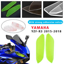 Cubierta protectora de faro delantero, lente transparente, Protector de lámpara de cabeza para YAMAHA YZF-R3, YZFR3, YZF, R3, 2015, 2016, 2017, 2018 2024 - compra barato