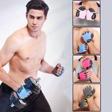 1 Pair Gym Fitness Gloves Half Finger Hand Protector Breatable Women Men Wrist Weightlifting Gear Exercise Cycling Gym Gloves 2024 - buy cheap