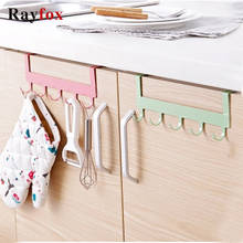 Kitchen Accessories Rack Storage Cupboard Hanging Hooks Cleaning Cloth Holder Multi-functional Nail-free Iron Hook Home Gadgets 2024 - buy cheap